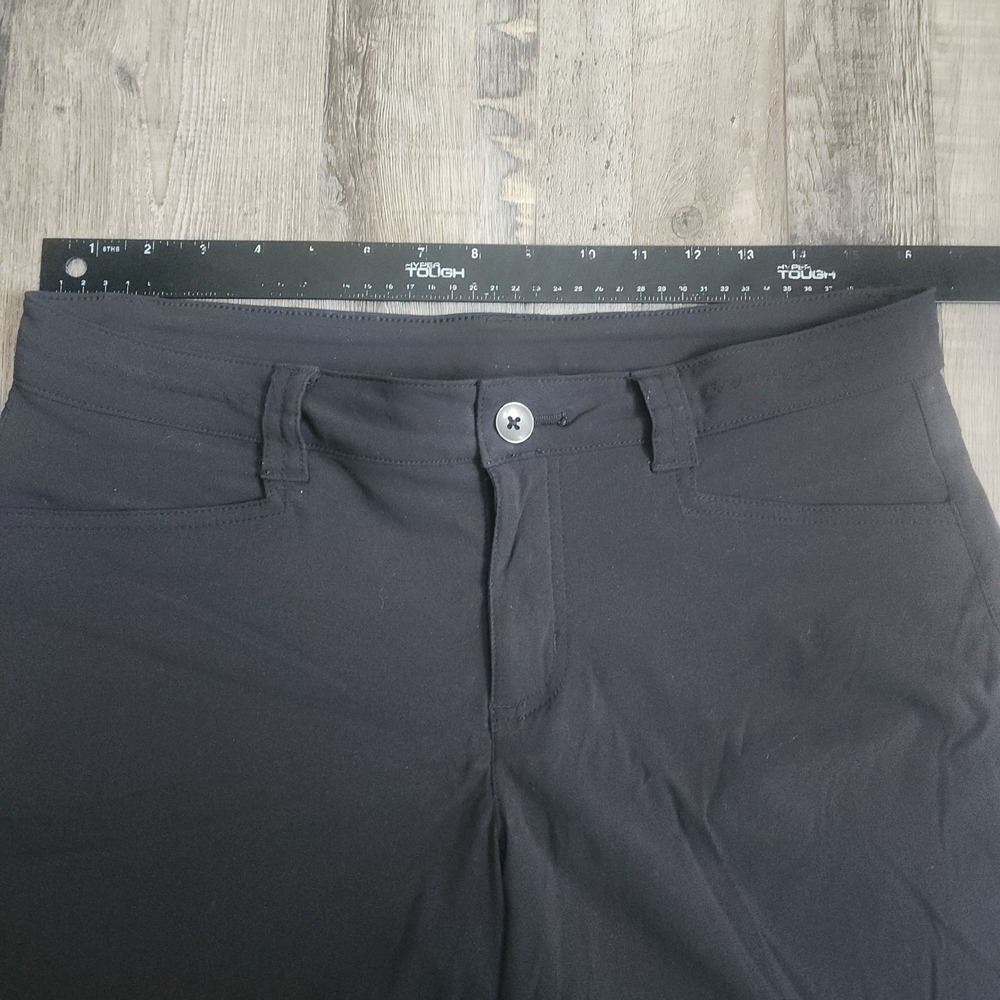 Eddie Bauer Shorts Womens 10 Black First Ascent Hiking Outdoor Stretch 7" Inseam - Picture 4 of 8